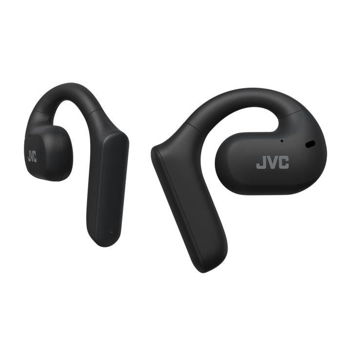 JVC HA-NP35T Noir - Écouteurs ouverts nearphones sans fil IPX4 - True Wireless - Bluetooth 5.1 - Commande/Micro - Autonomie 7 + 10 h
