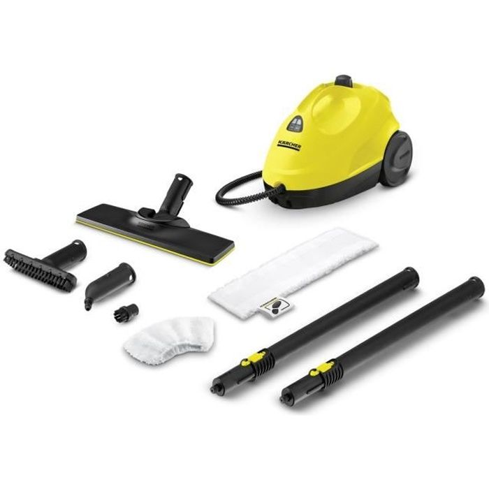 New KARCHER SC 2 Easy Fix - Nettoyeur Vapeur - Pression Vapeur 3,2 bar - Puissance 1500 W - Set de N