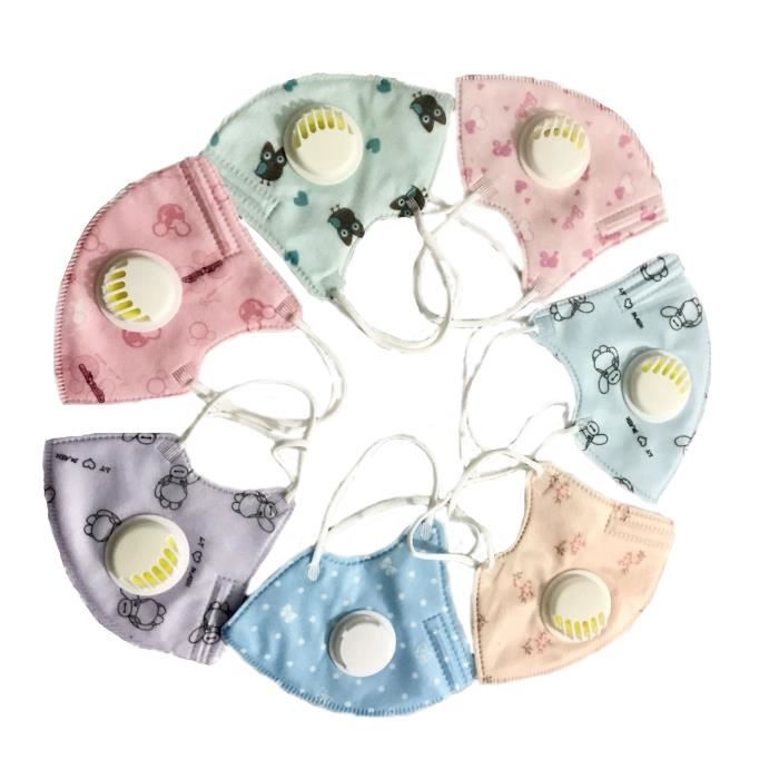 100 Masques De Protection Visage Enfants Unisexe - Lot économique, Vendeur USA, Neufs