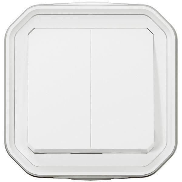 LEGRAND Commande pour fonction double interrupteur ou va-et-vient - 10A - Blanc