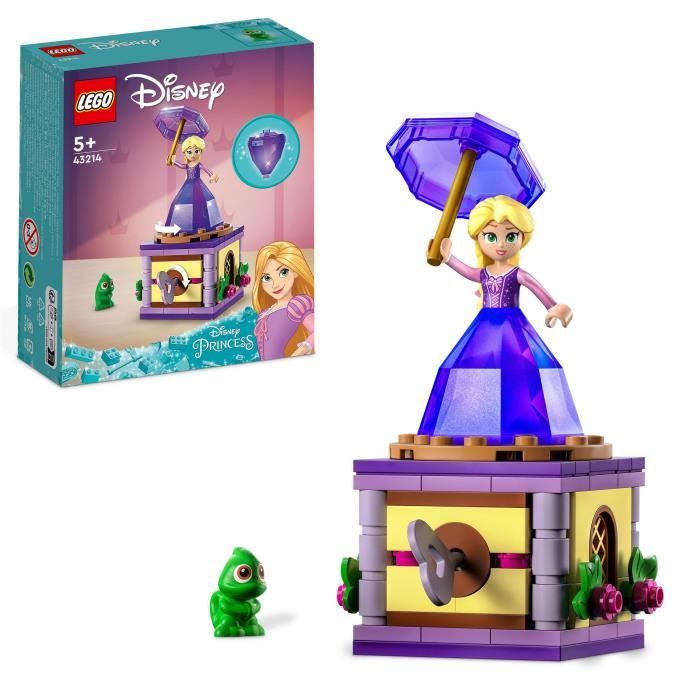 lego® disney princesse 43214 raiponce tourbillonnante, jouet avec mini-poupée et figurine