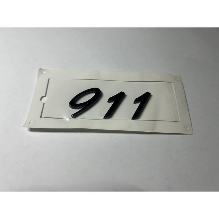 Logo noir Porsche 911
