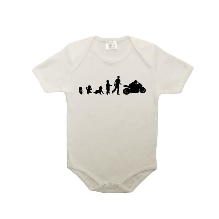 Body Bebe 100 Coton Evolution Bebe Moto Bleu 18 23 Mois Bleu Cdiscount Pret A Porter