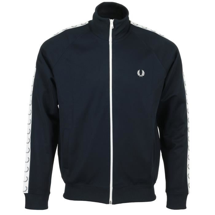 Fred perry fleece track jacket sale