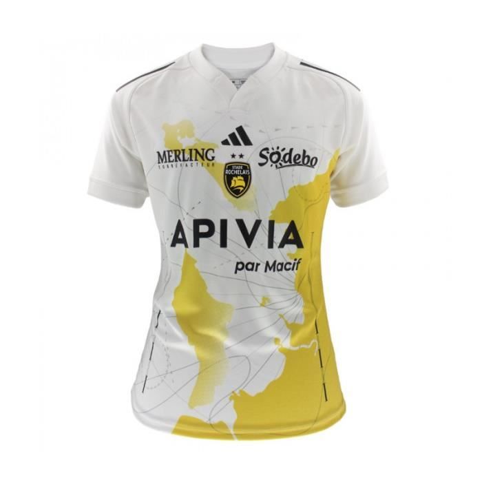 Maillot Stade Rochelais Réplica - Dédicacé Par 20 Joueurs - Adidas XL - Neuf