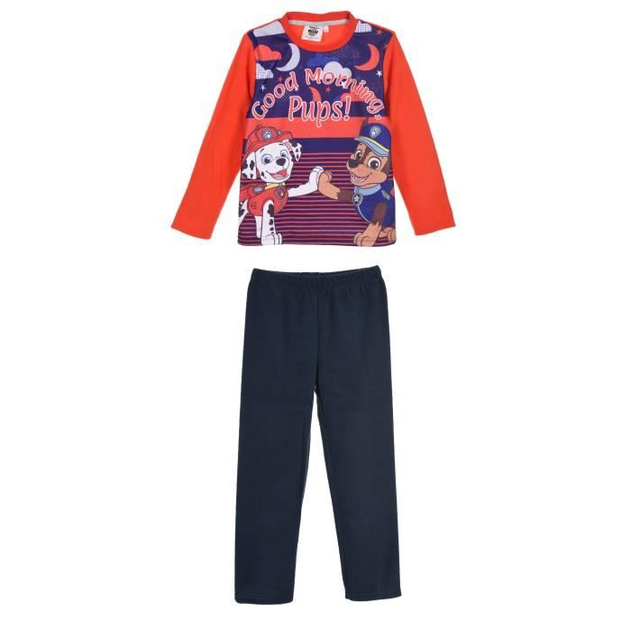 Nickelodeon Pat' Patrouille Peignoir Garçon Rouge Marshall - 5 Ans (110 Cm) Doux Et Chaud