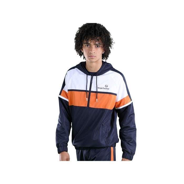 Veste Sergio Tacchini Niels Track - bleu Marine/orange