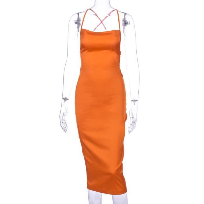 Mini Robe Femme Sexy En Polyester - Sans Entrejambe, Fente Haute - Idéale Pour Soirée
