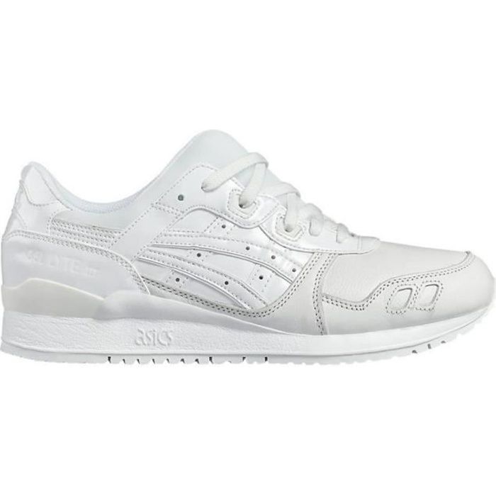 Asics Baskets mode Gel Lyte Iii Blanc Cdiscount Chaussures