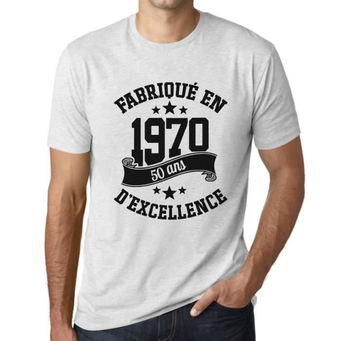 Tee shirt 50 ans homme hotsell 1970