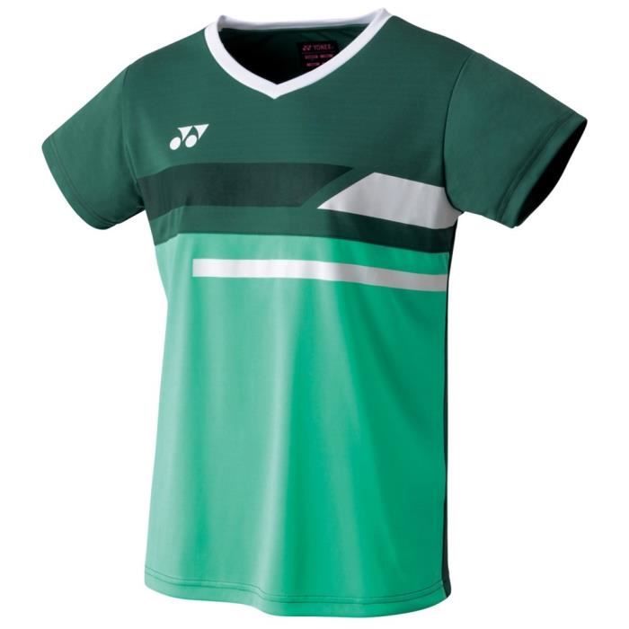 t-shirt de tennis yonex yw0029ag pour femme, vert