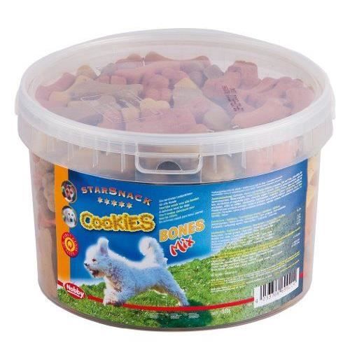Comparer les prix de Friandise pour chien Nobby Pet StarSnack Cookies Bones Mix 1,3 kg