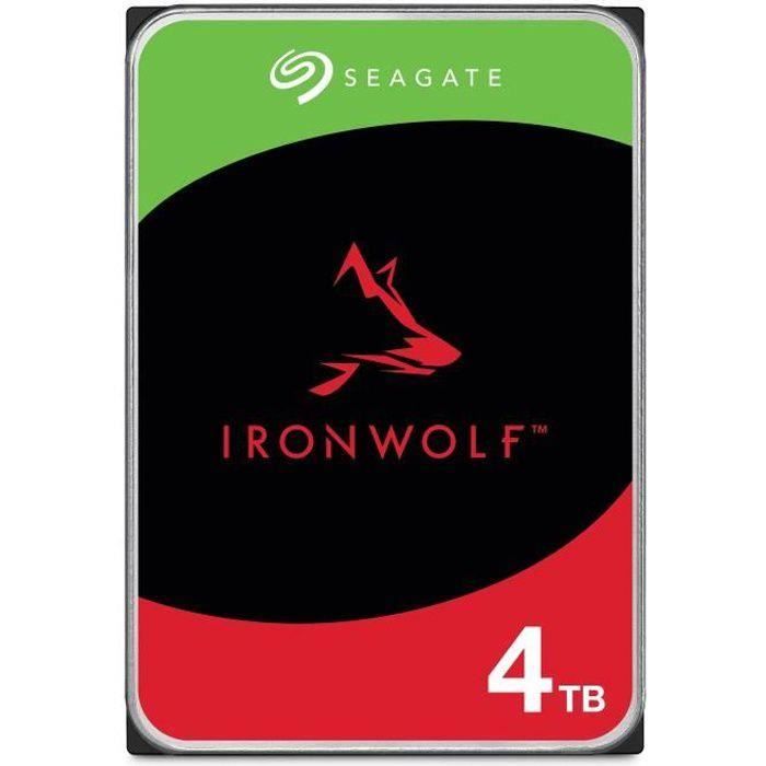 SEAGATE - Disque dur Interne - NAS IronWolf - 4To - 3.5 - 5400 tr/min  (ST4000VN006) - Cdiscount Informatique