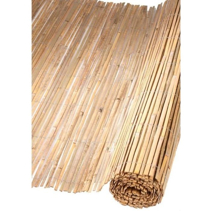 nature paravent de jardin bambou 1 5x5 m cdiscount jardin