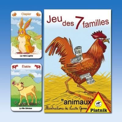 Jeu de société - PIATNIK - 7 familles - Durée 30 min - A partir de 6 ans - Enfant