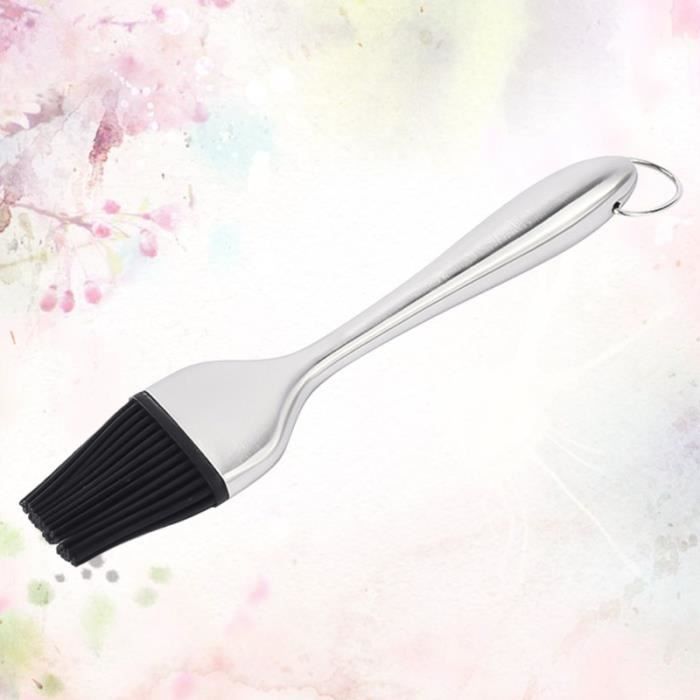 Pinceau à Badigeonner Westmark - Silicone/Acier Inoxydable - 20cm - Résiste à 240°C