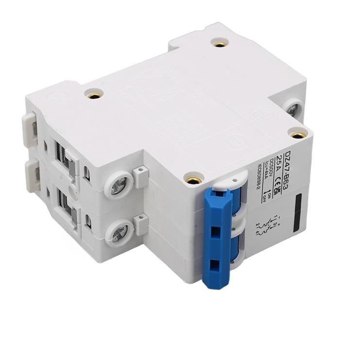 Disjoncteur DC Commutateur ' Basse Tension Disjoncteur Miniature Ignifuge 400 V 16 A Rail Panneau Solaire