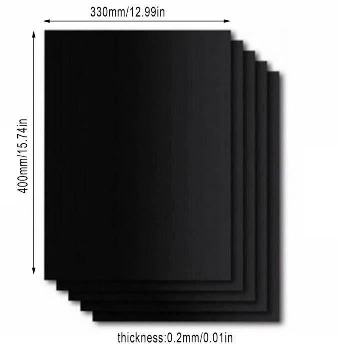 Tapis Silicone Haute Température – Feuille Caoutchouc Multi-usage, Protection Plaque Induction, Joint étanchéité DIY - 5
