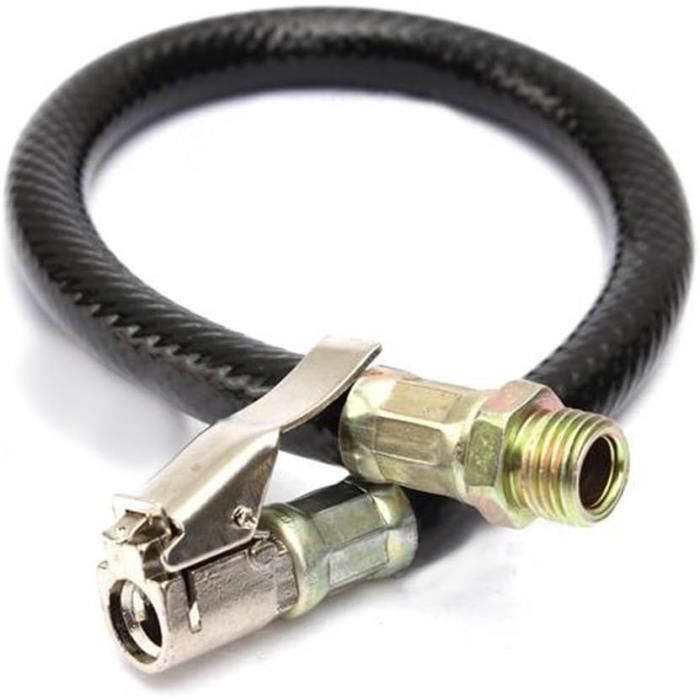 Rallonge De Valve Pour Gonflage Pneus – 20 Cm Avec 2 Embouts Laiton – Compatible Vélo, Moto, Voiture