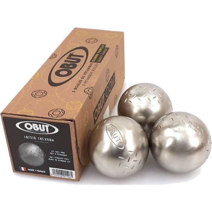 Jeu de boules de pétanque Loisir Inox Lisse Tour de France