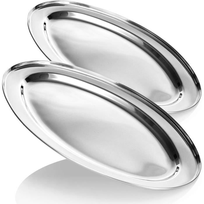 Bol De Service Inox – Plateau Snack Moderne 10 Cm – Lot Disponible