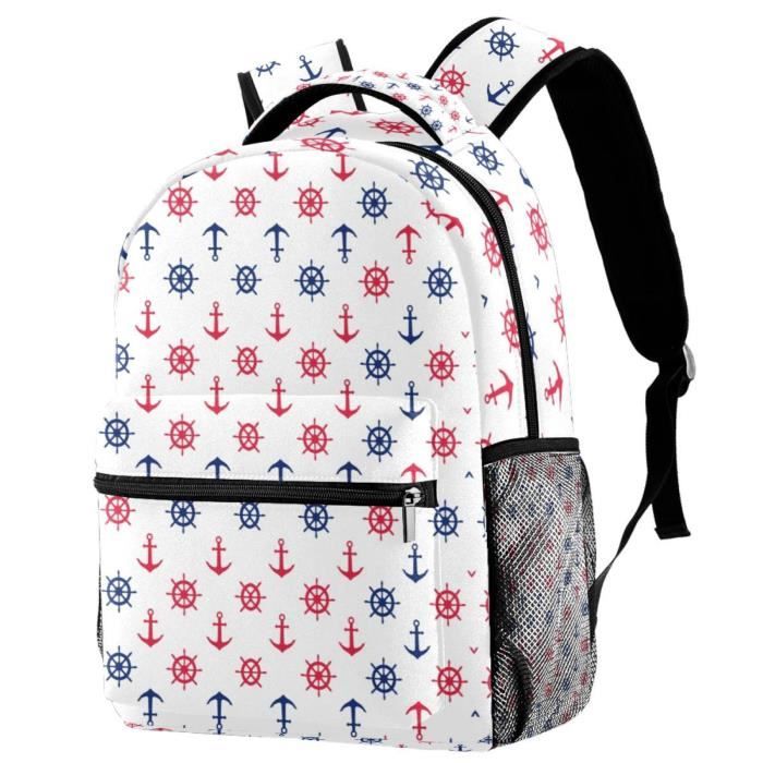 Sac à Dos Cordon De Serrage Imprimé Petite Araignée Rouge – Léger, étanche, En Polyester Alvéolé – Pour Le Sport, Yoga, Voyage – Blanc