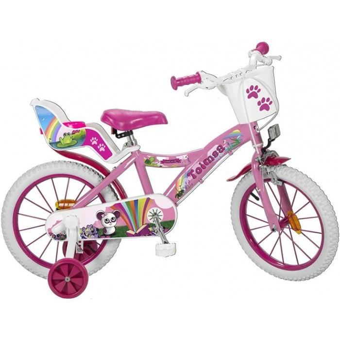 Vélo pour fille Fantasy 16 pouces 25,4 cm - TOIMSA - Modèle Caliper - Rose - Fille