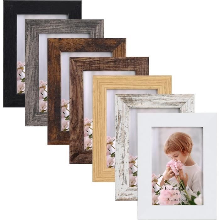 Giftgarden Lot de 12 cadres photo noirs de 20,3 x 25,4 cm pour accrocher au mur ou sur une table