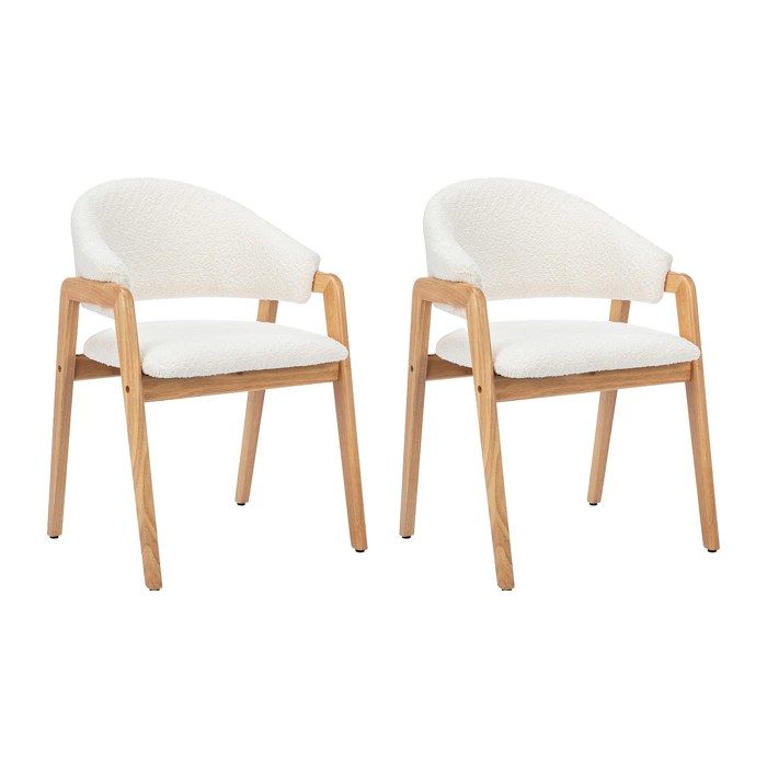 Lot De 2 Chaises Transparentes RANZAKA - Polycarbonate, Empilables, Design Moderne, Charge 120kg - 3
