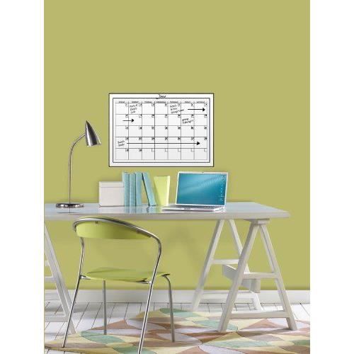 Wallpops Calendrier mensuel effaçable Autoadhésif Blanc Cdiscount