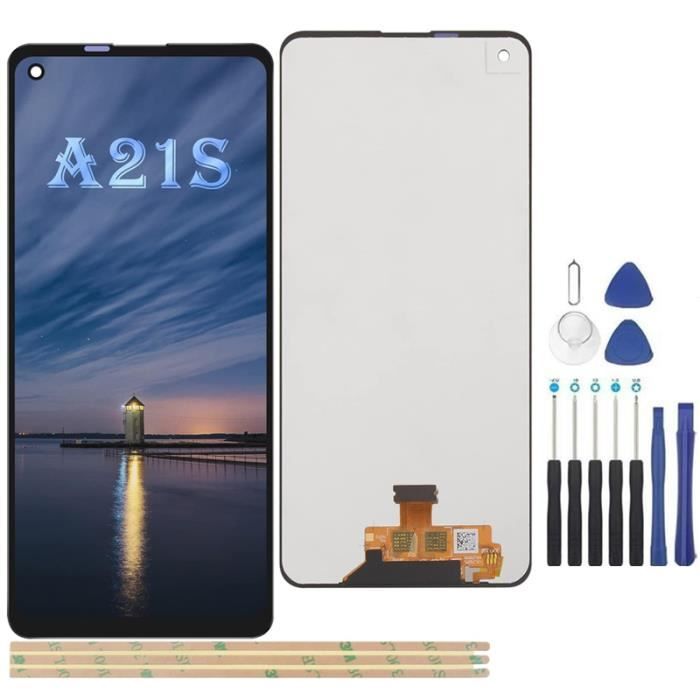 Kit écran LCD + Vitre Rouge Pour Samsung Galaxy A21s SM-A217F - Complet Avec Outils Et Colle, Neuf