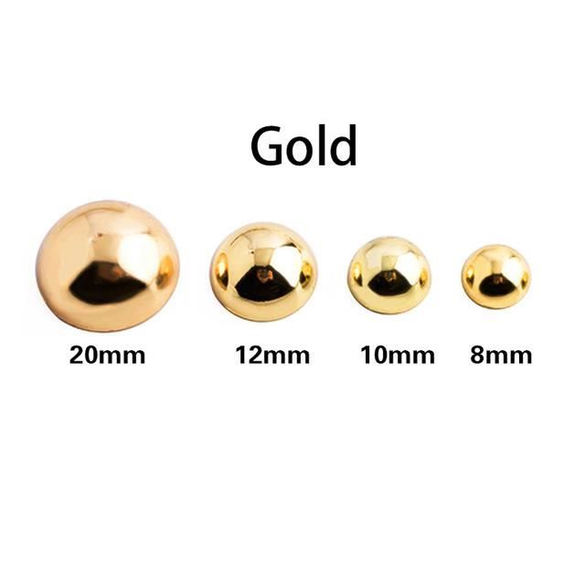 250 Clous Rembourrés Tête Dôme 19 Mm Nickel/chrome - Neufs, Acier, Pour Travaux Déco Ou Cuir