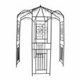 Luxueux Magnifique-Gloriette Luxueux Magnifique-Arches de jardin pour Plantes Grimpantes et Rosiers -160 cm ☺6899-1