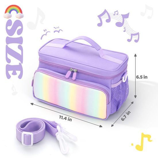 Sac De Transport Pour Toniebox Et Accessoires - étui Bleu Clair Avec Poche, Résistant Aux éclaboussures - Jusqu'à 40 Figurines