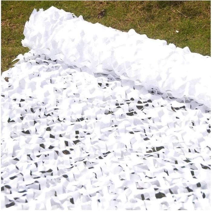Filet de camouflage blanc idéal pour la chasse et les événements