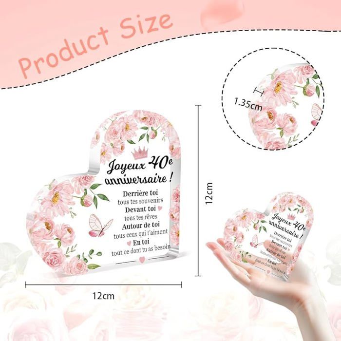 Cadeau Femme 40 Ans Idée Cadeau Original 40 Ans Femme Anniversaire Noel ...