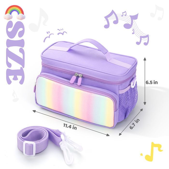 Étui de Protection pour Toniebox 1&2, Housse Transport Compatible Figurines, Casque et