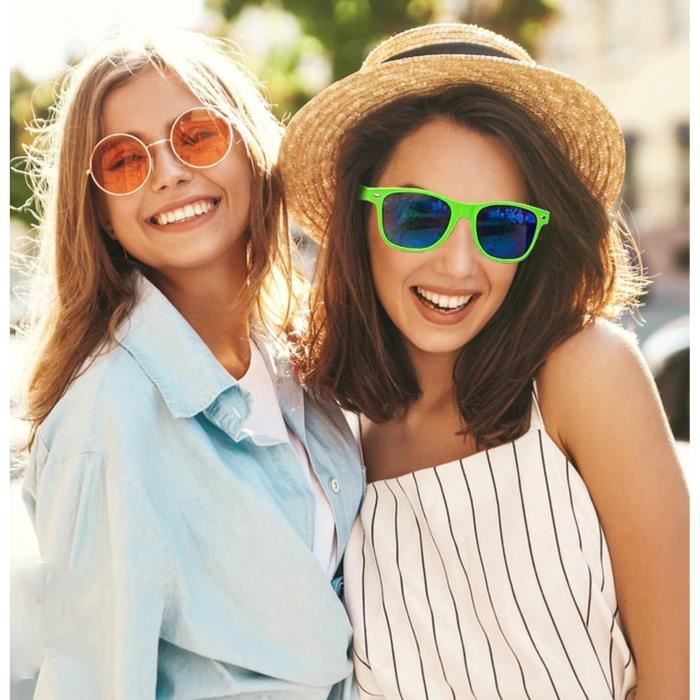 Lunettes de soleil colorées deals