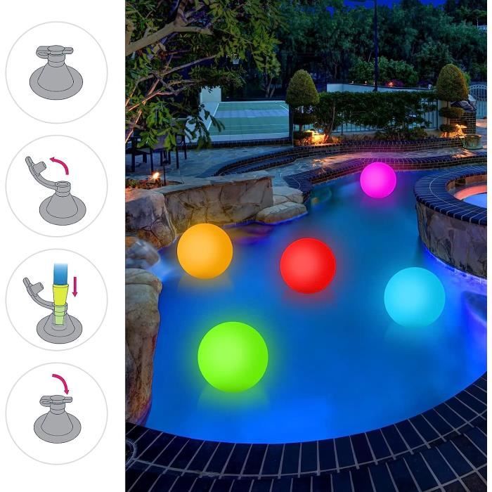 Jouets De Piscine XINUY 1pcs, Ballon De Plage LED Phosphorescent Changement De Couleur 13 16 56709 B Jouets De Piscine XINUY 1pcs, Ballon De Plage LED Phosphorescent Changement De Couleur 13 16 56709 B