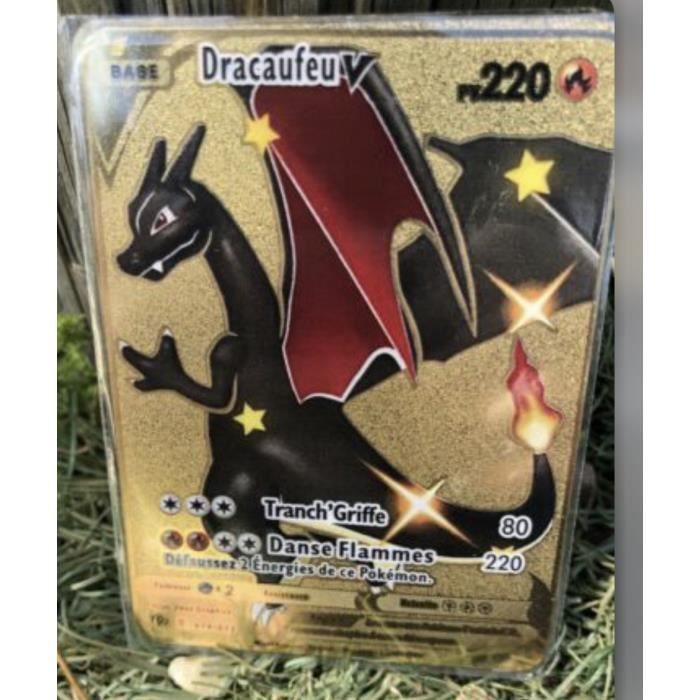 Carte Pokémon Dracaufeu 079/073 Shiny V Epée et Bouclier