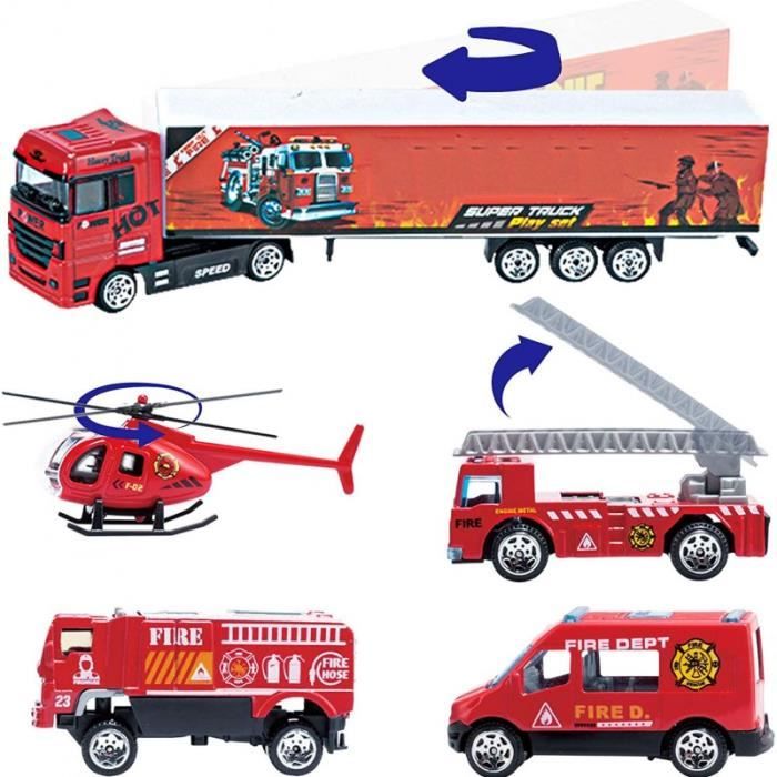 Véhicule de premier secours Camion de pompier, Jeu Garçon et Fille