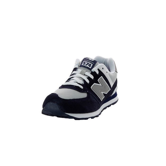 Basket New Balance KL574 Junior Bleu Lacets Mixte Enfant Bleu Cdiscount Chaussures