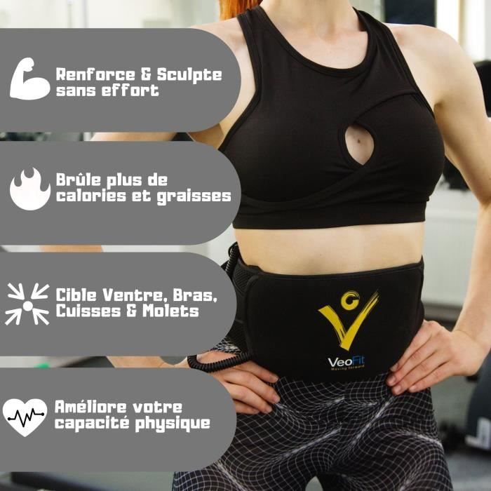 9€05 sur Electrostimulateur,Ceinture Abdominale,Appareil Abdominal Muscle  ABS Forme d'Exercice Fitness, Appareil Fitness pour Hommes Femmes -  Electrostimulation - Achat & prix