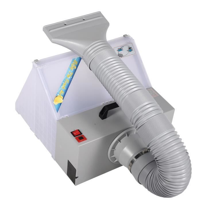 Cabine de pulvérisation pour aérographe portable avec filtre de ventilateur