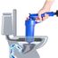 Meiyijia Déboucheur canalisation nettoyage pompe haute pression outil de piston de toilette avec 5 adaptateurs,Dispositif De Dragage De Type Pneumatique pour Toilettes pour Cuisine,Gris 