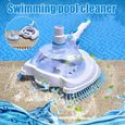 Bleu - Kit d'outils de nettoyage de piscine avec tête d'aspiration, filet de nettoyage de piscine professionn-2
