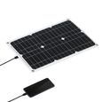 18W 12V Kit de panneau solaire hors réseau Module monocristallin avec contrôleur de charge solaire Kits de câbles de connexion-2