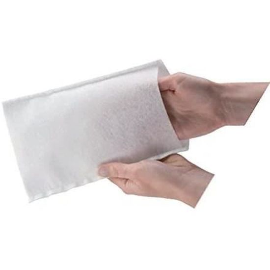 Gant de toilette jetable blanc (100 pièces) - 393217