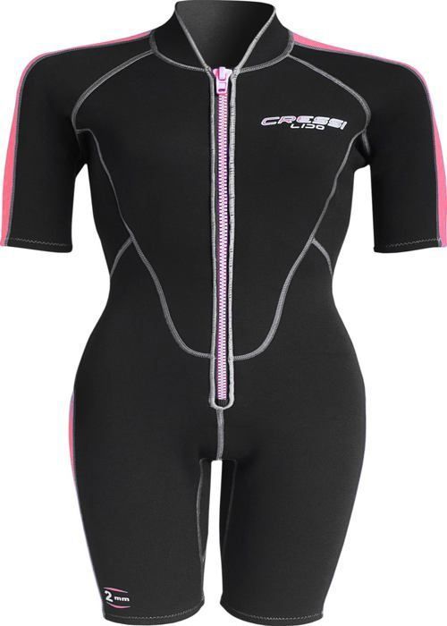 Combinaison Shorty 2 Mm En Néoprène – Fermeture éclair Avant, Manches/jambes Courtes, Unisexe, Pour Snorkeling, Plongée, Surf