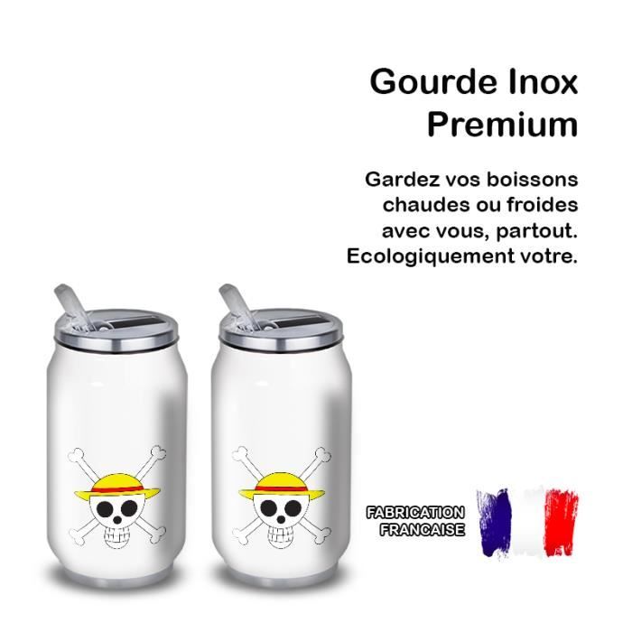 Gourde Alu et Thermos Anime One Piece Gourde Cannette S - 330 ml